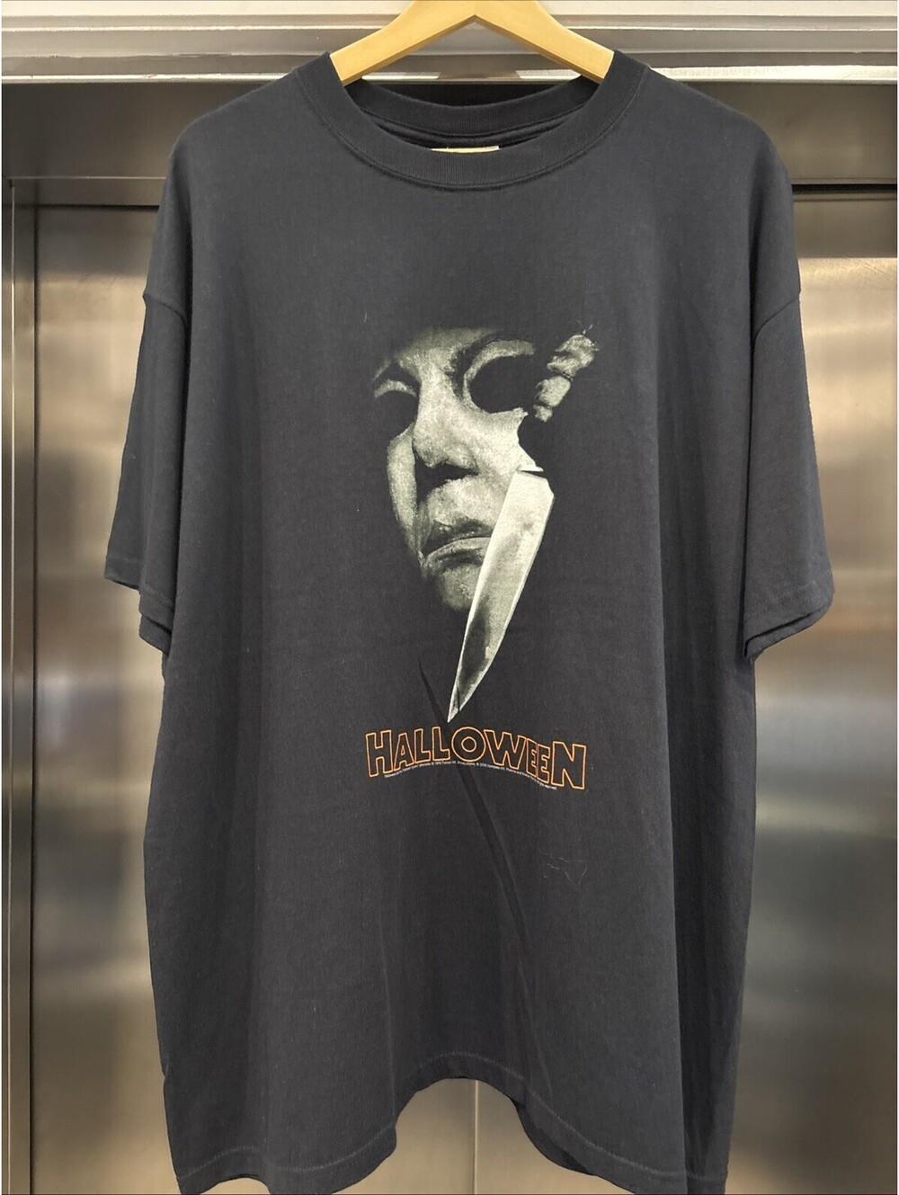 Vintage 2005 Halloween Michael Myers Rare Horror Movie Promo T Shirt XL